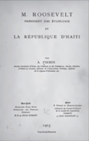 M. Roosevelt, président des Ét...